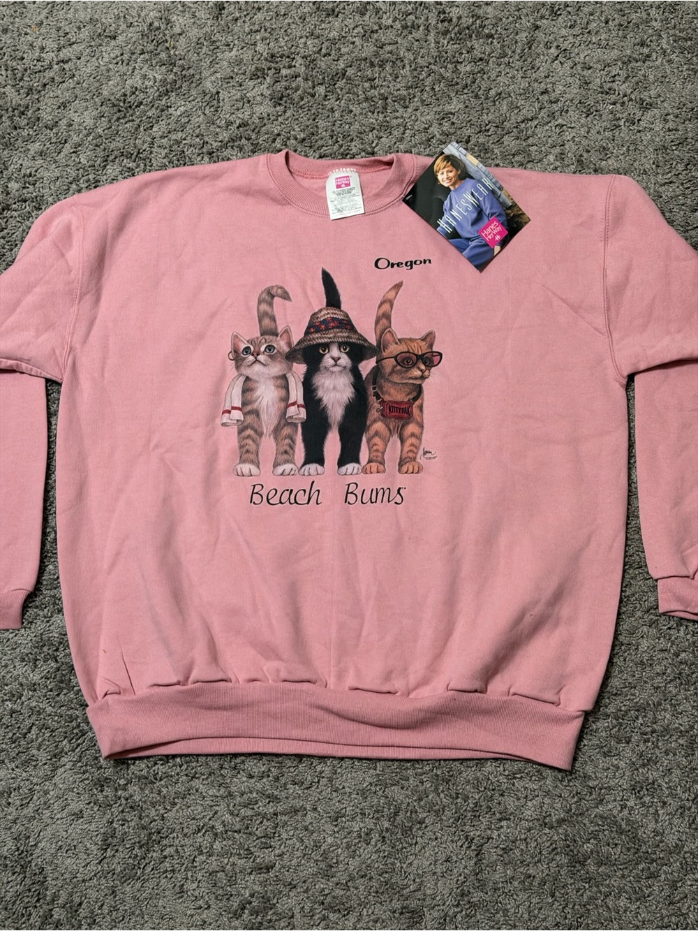 Vintage 90s Hanes Beach Bum Sweater